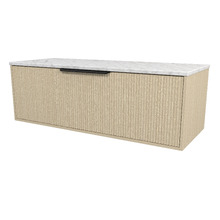 Elwood Dockland 1200mm Carrara Wall Hung Single Vanity Unit